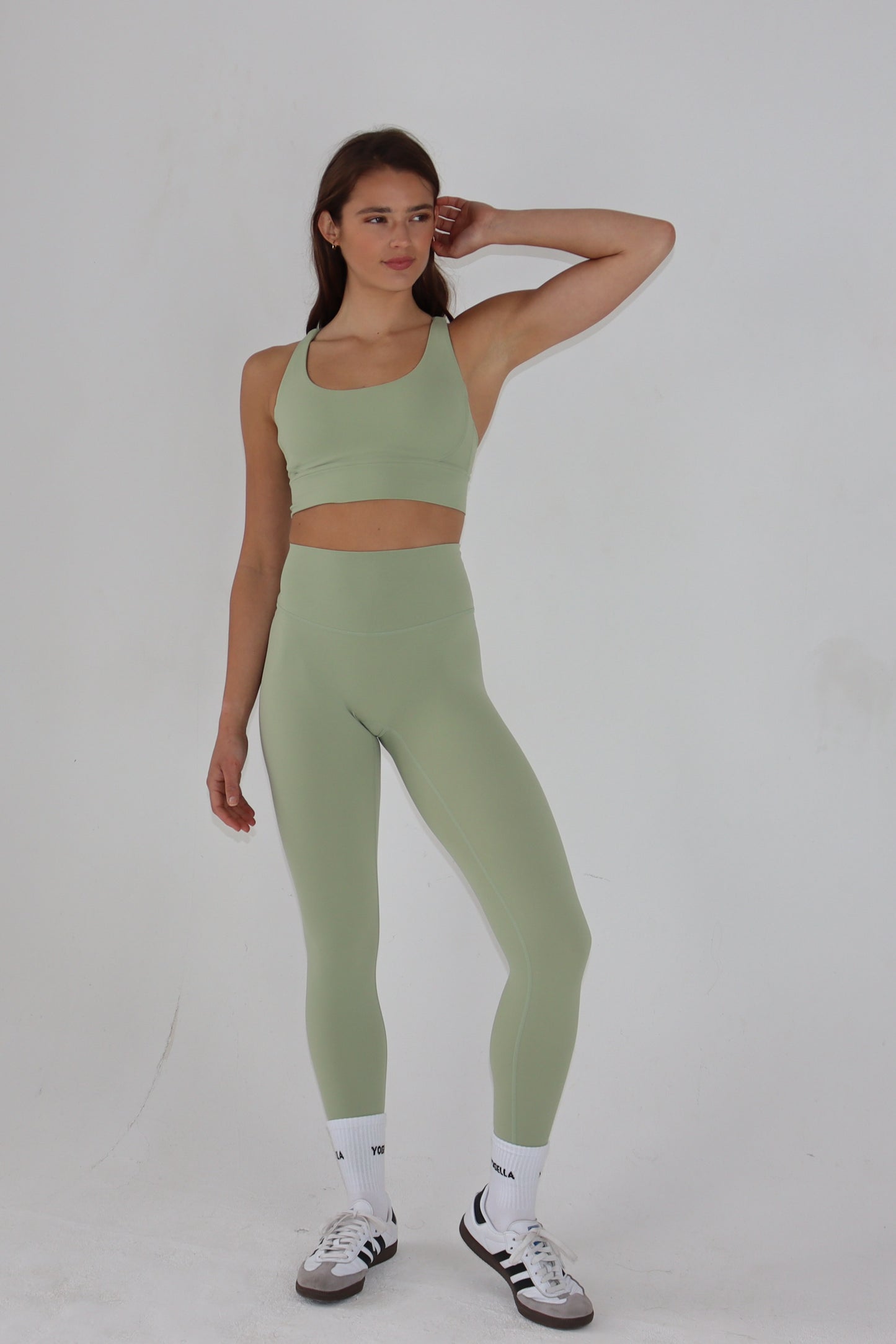 Freedom Crossback Sports Bra - Pistachio