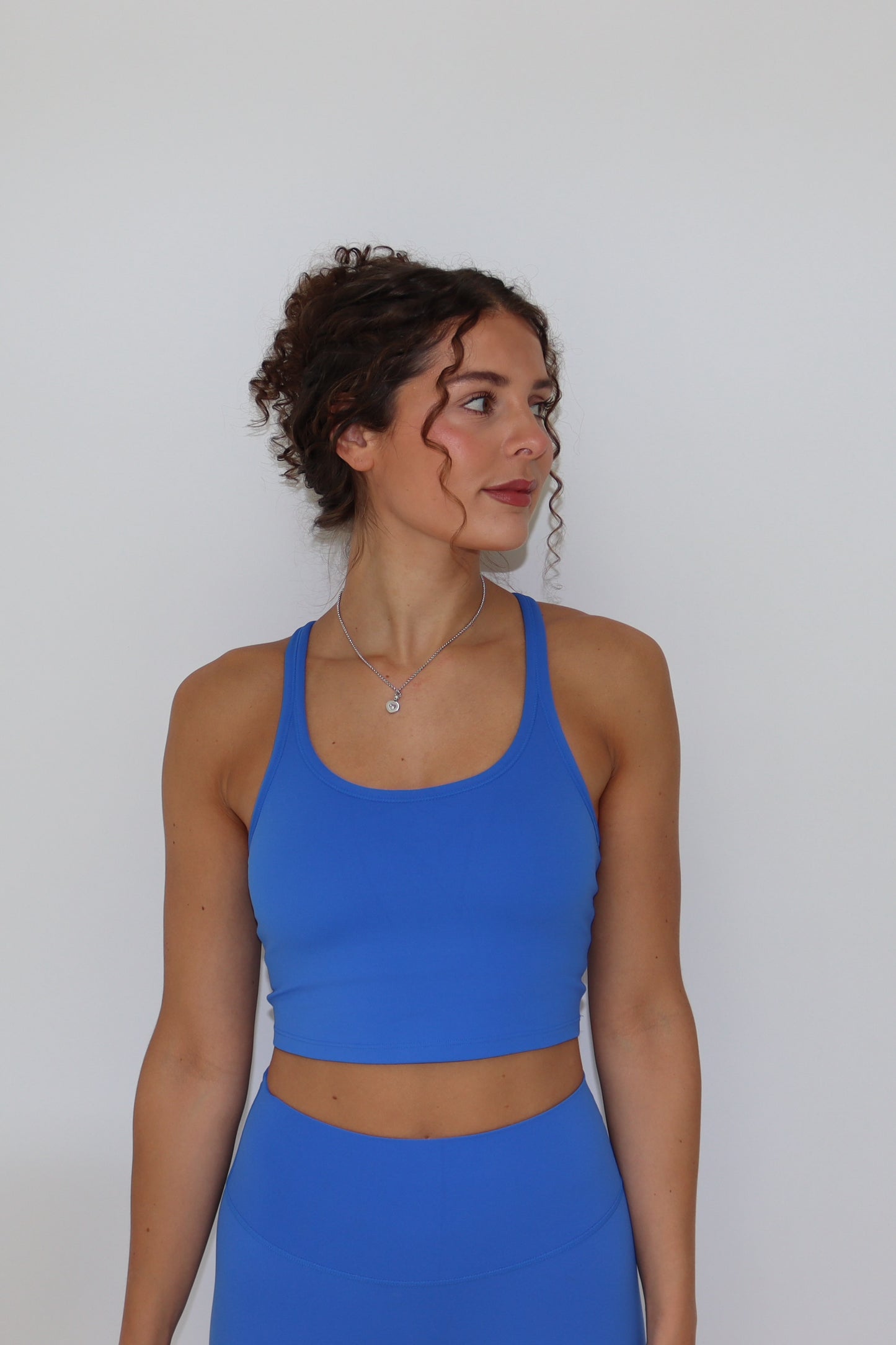 Freedom Racer Back Sports Bra - Cobalt Blue