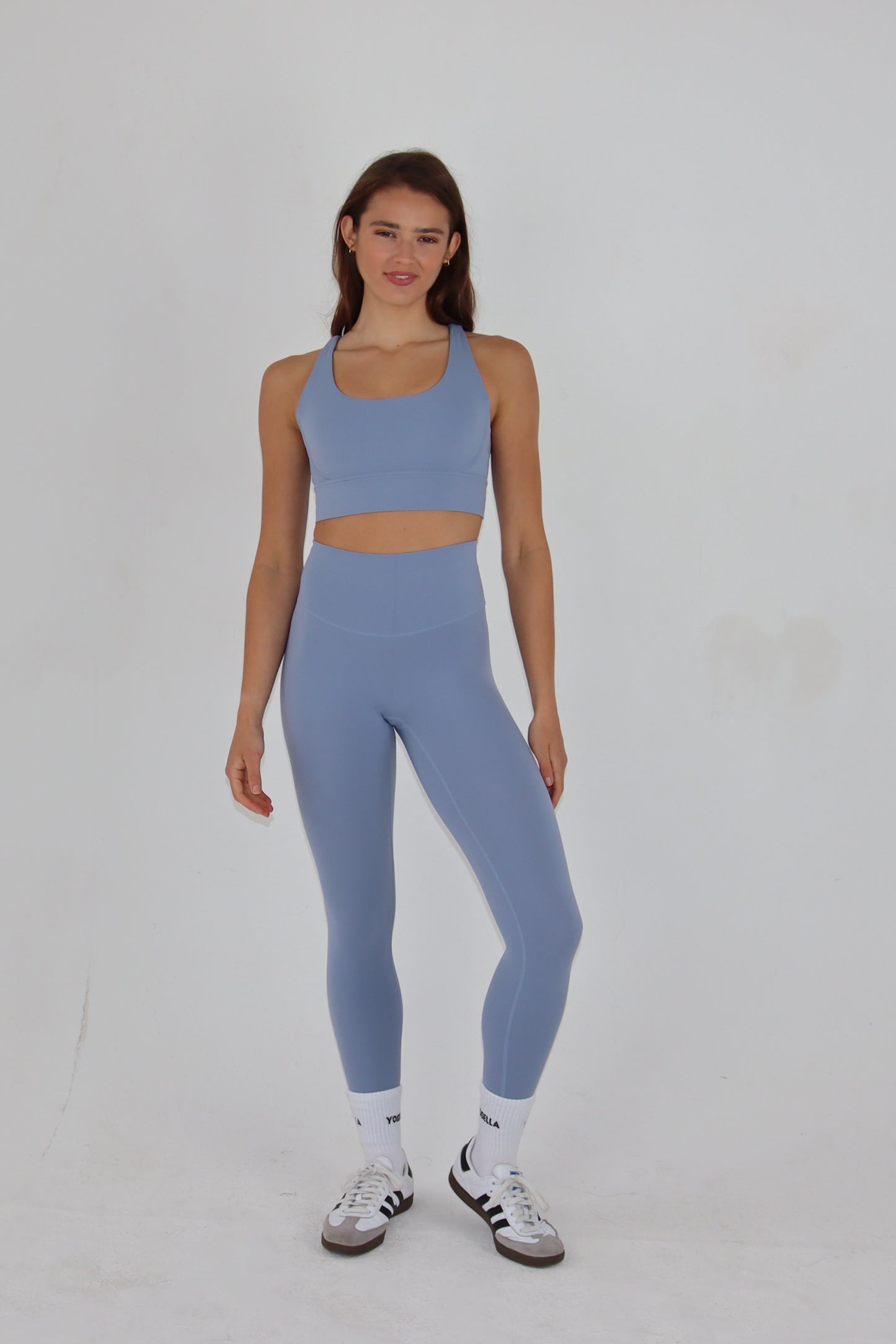 Freedom Crossback Sports Bra - Powder Blue