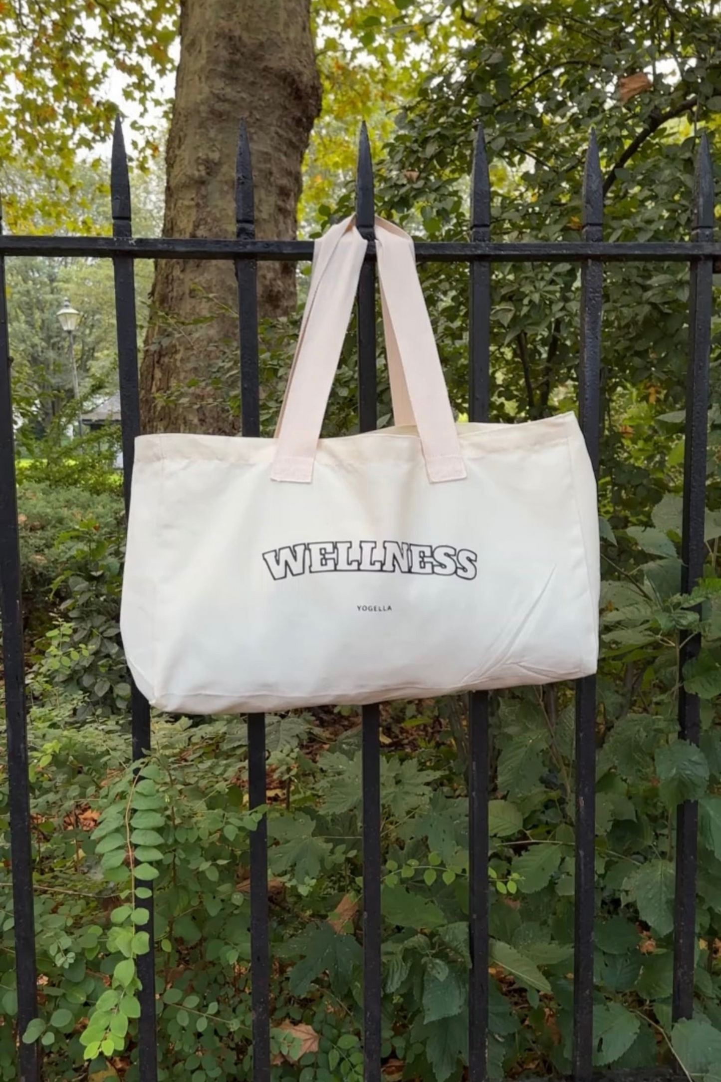 Wellness Natural Cotton Jumbo Tote Bag