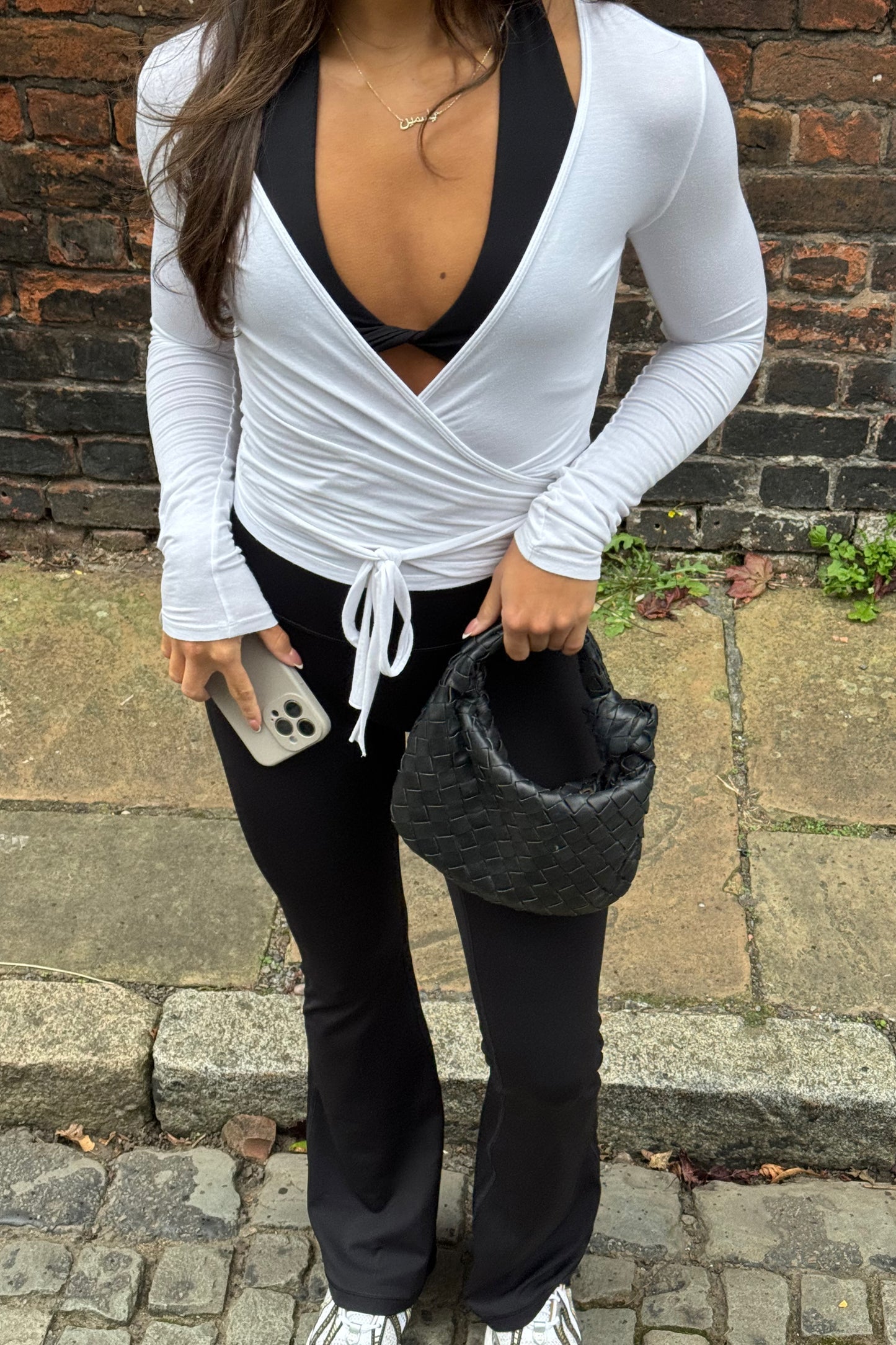 Wrap Over Cardigan - White