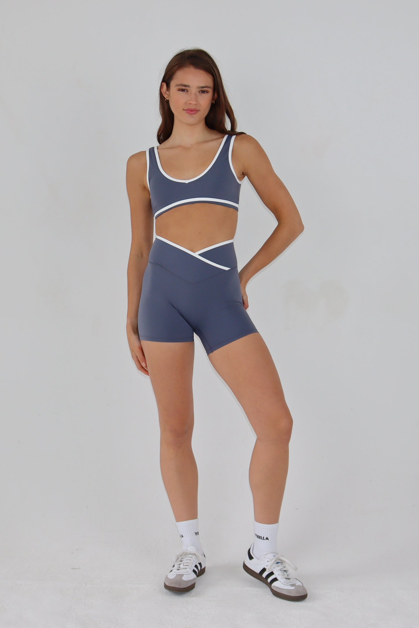 Freedom Piping Shorts - Storm Blue