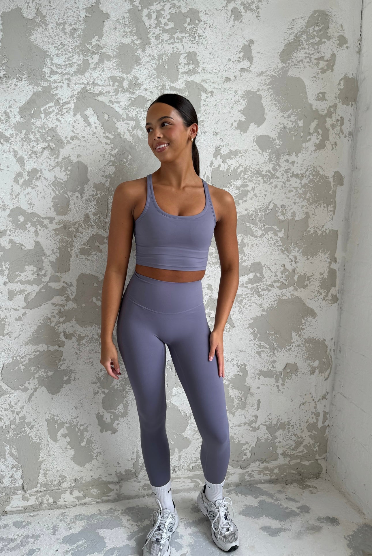 Freedom Racer Back Sports Bra - Lavender