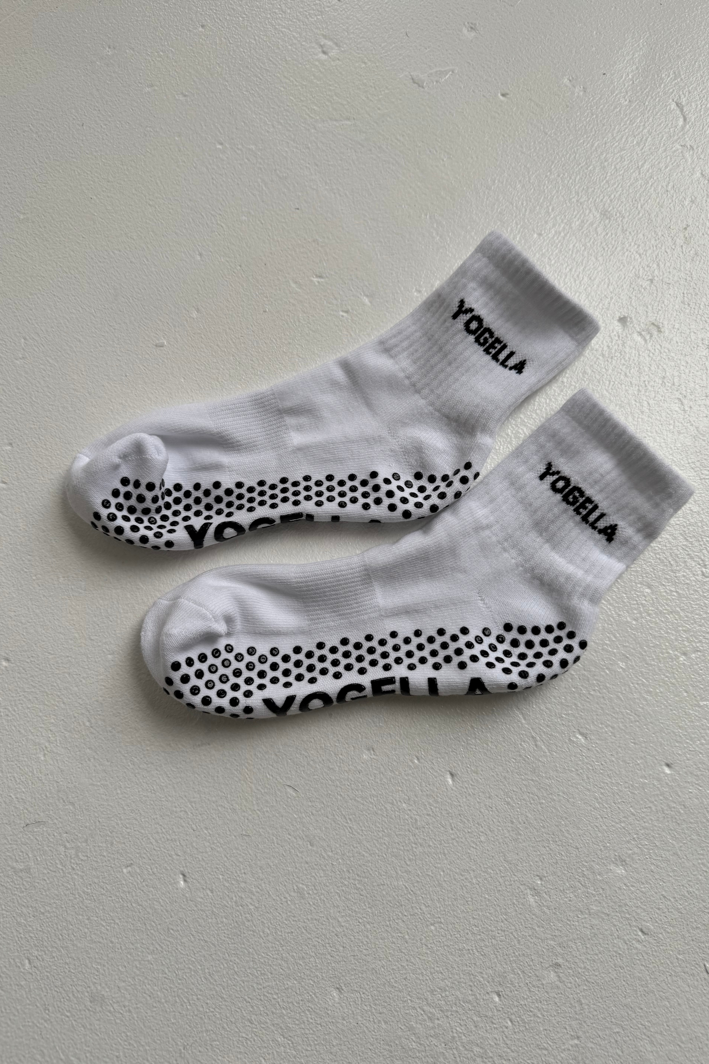 White Yogella Pilates Socks