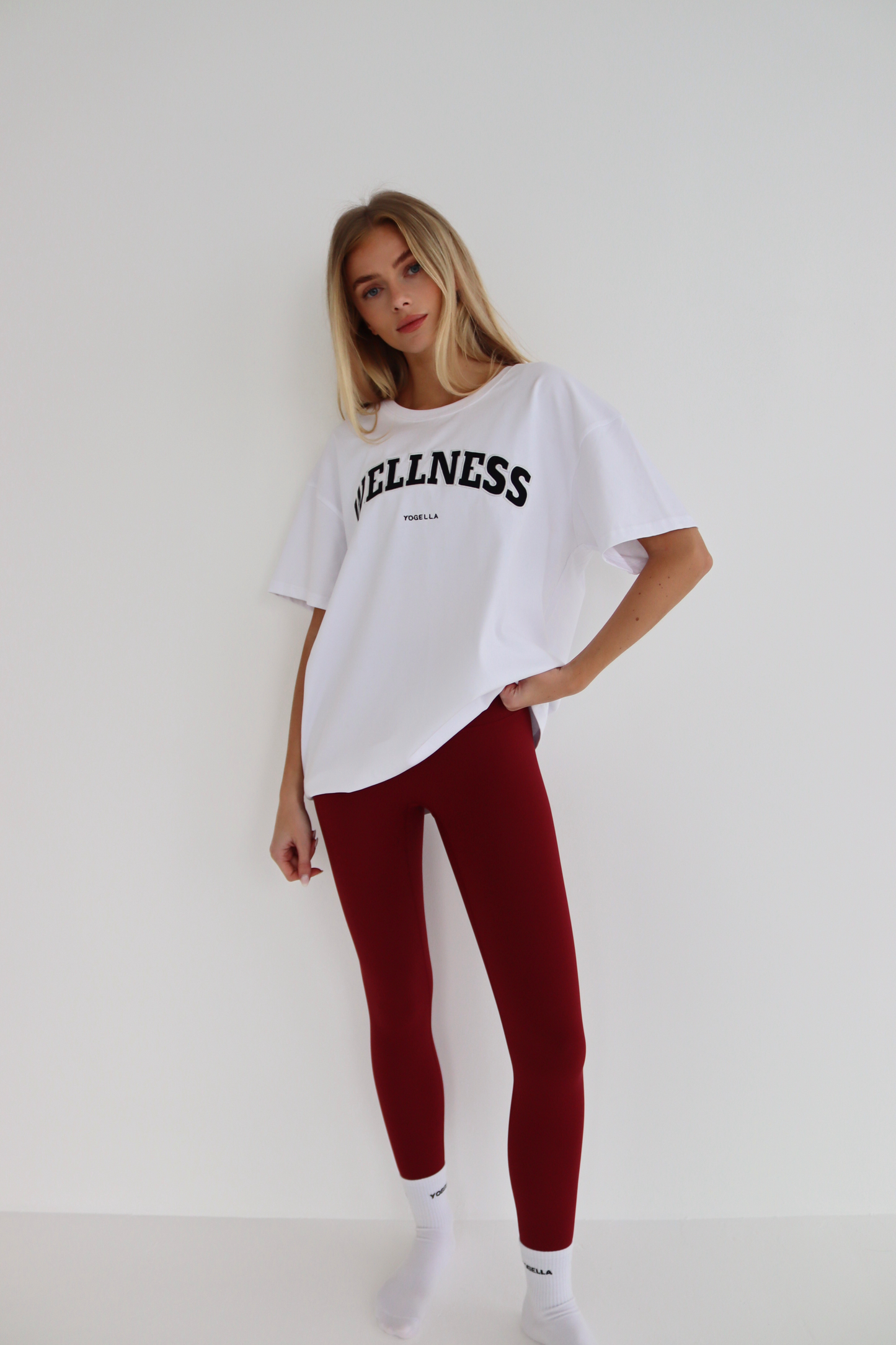 Oversized Wellness T Shirt - white