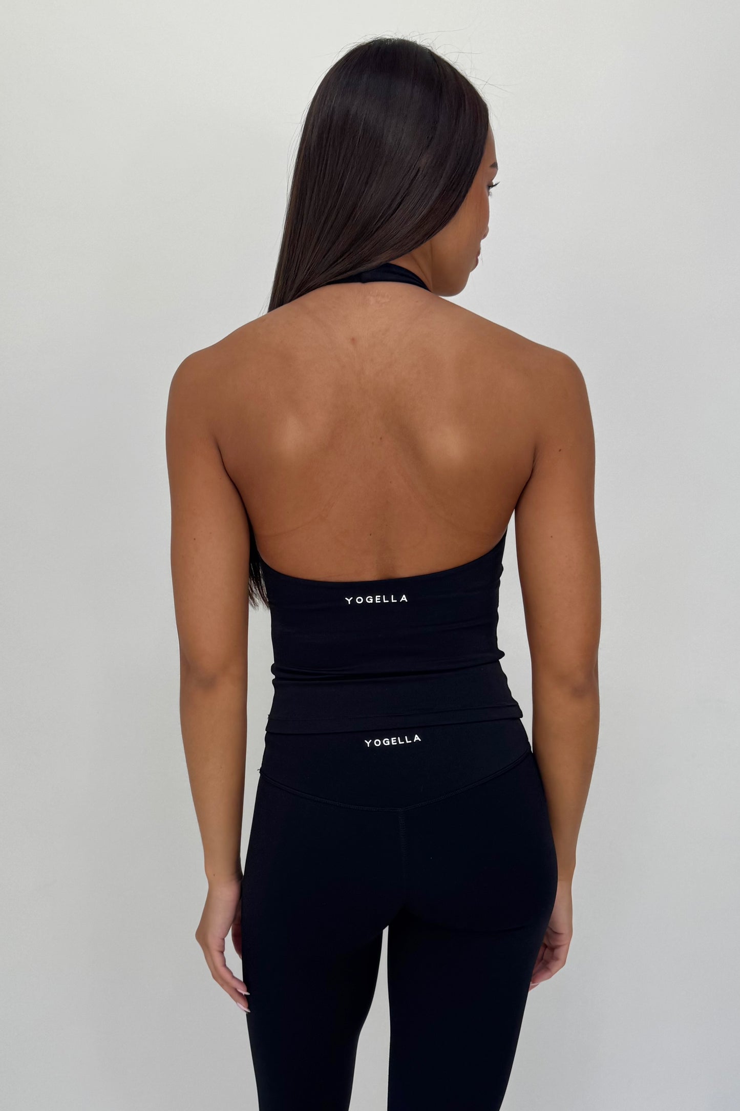 Wrap Halter Top - Black