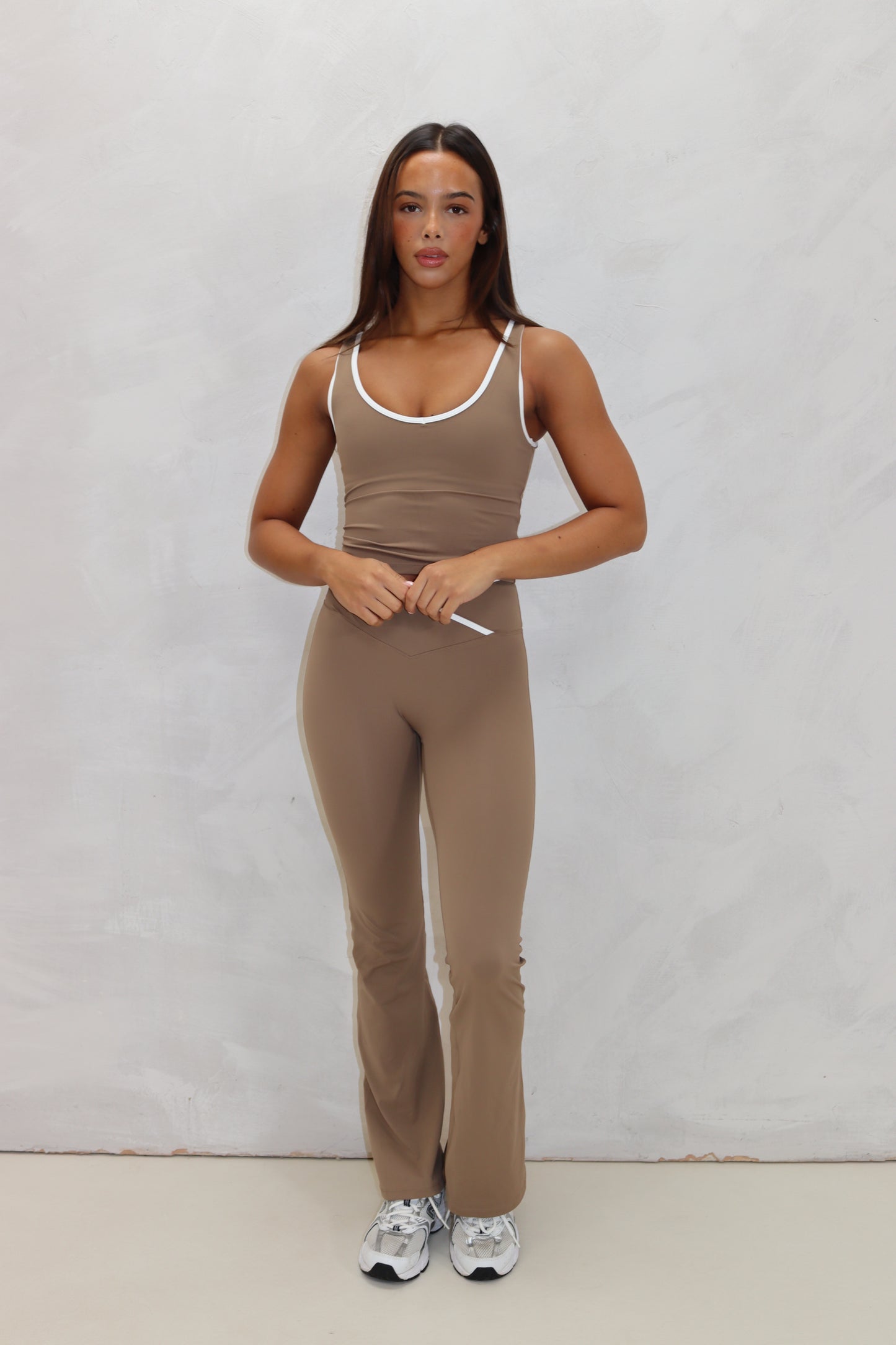  Freedom Piping Flare Leggings - Caramel