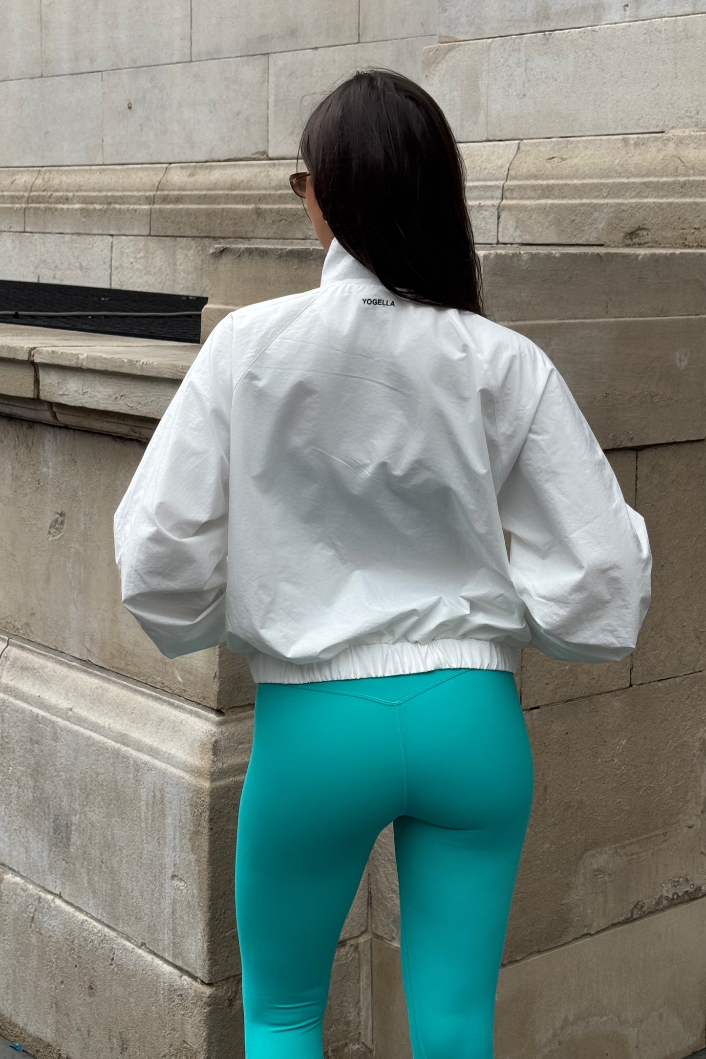 Funnel Track Jacket - Warm White