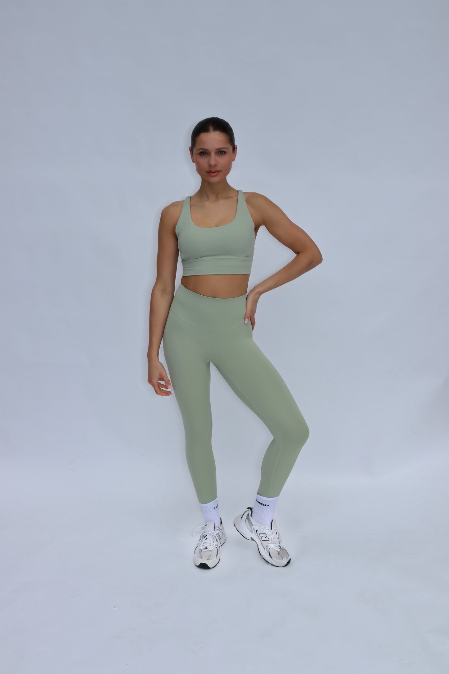 Freedom Crossback Sports Bra - Pistachio