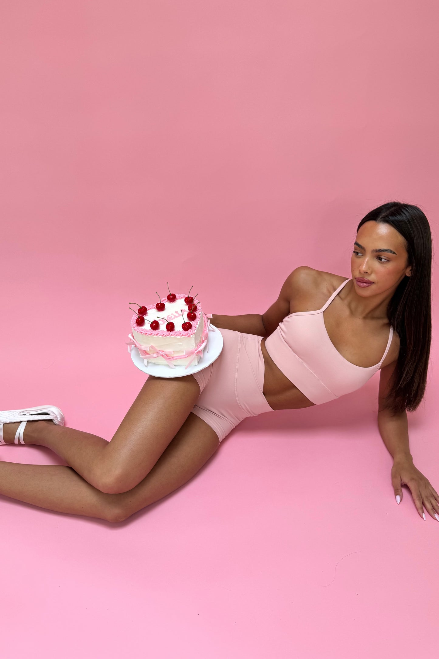 Freedom Wrap Shorts - Ballet Pink