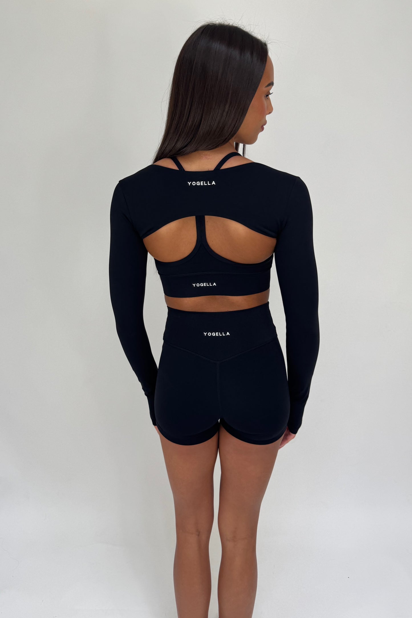Long Sleeve Bolero - Black