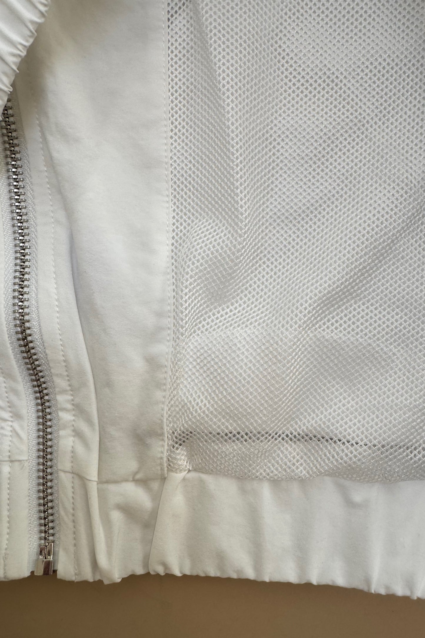 Funnel Track Jacket - Warm White