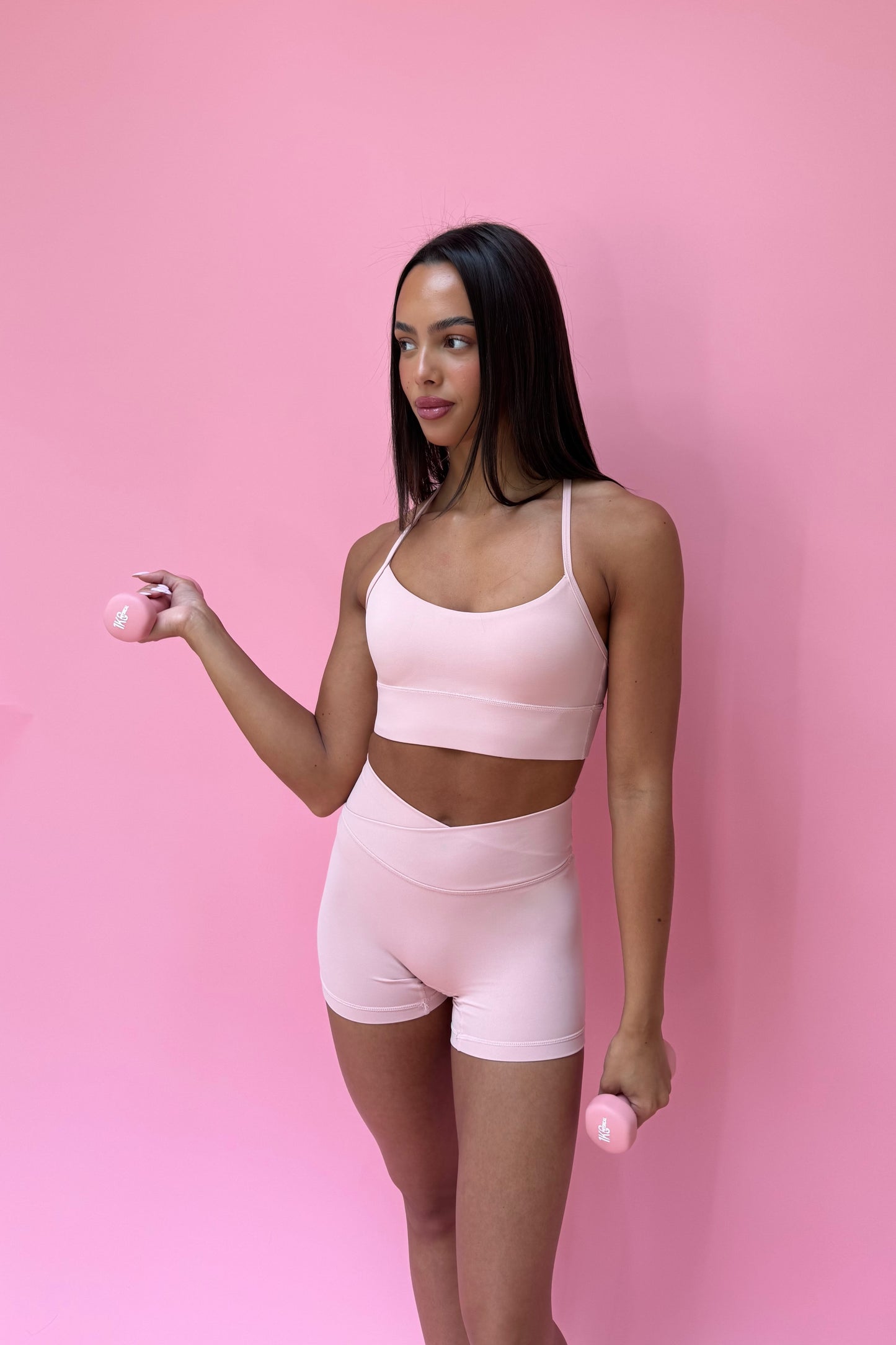 Freedom Wrap Shorts - Ballet Pink