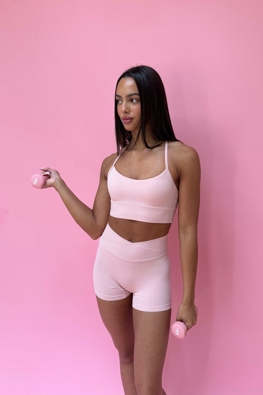 Freedom Wrap Shorts - Ballet Pink
