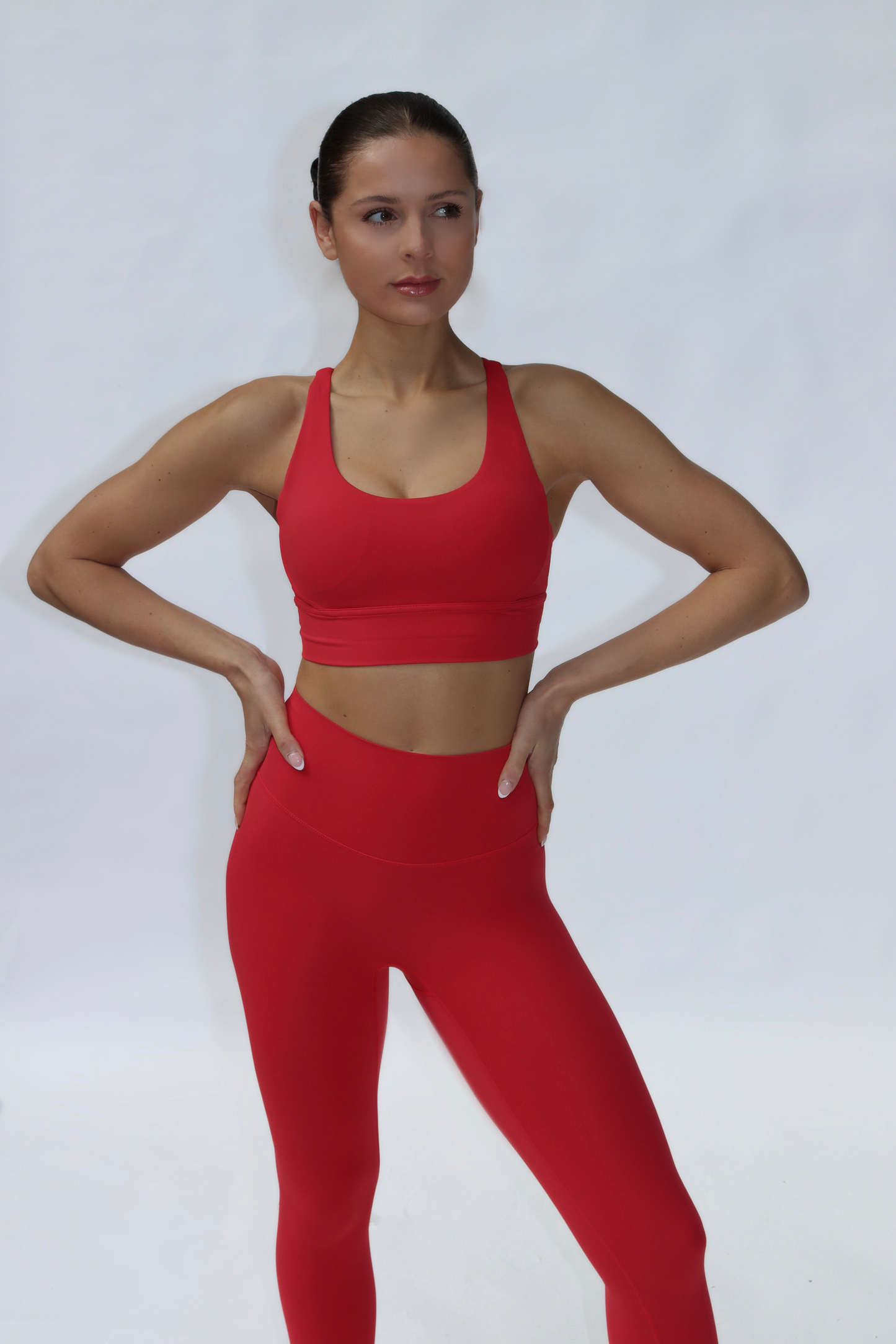 Freedom Crossback Sports Bra - Rouge