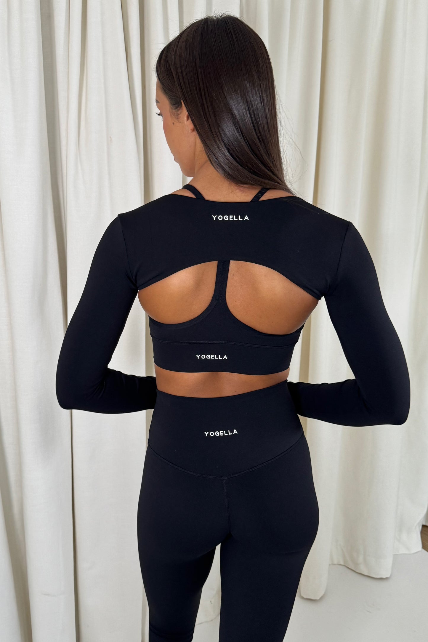 Long Sleeve Bolero - Black