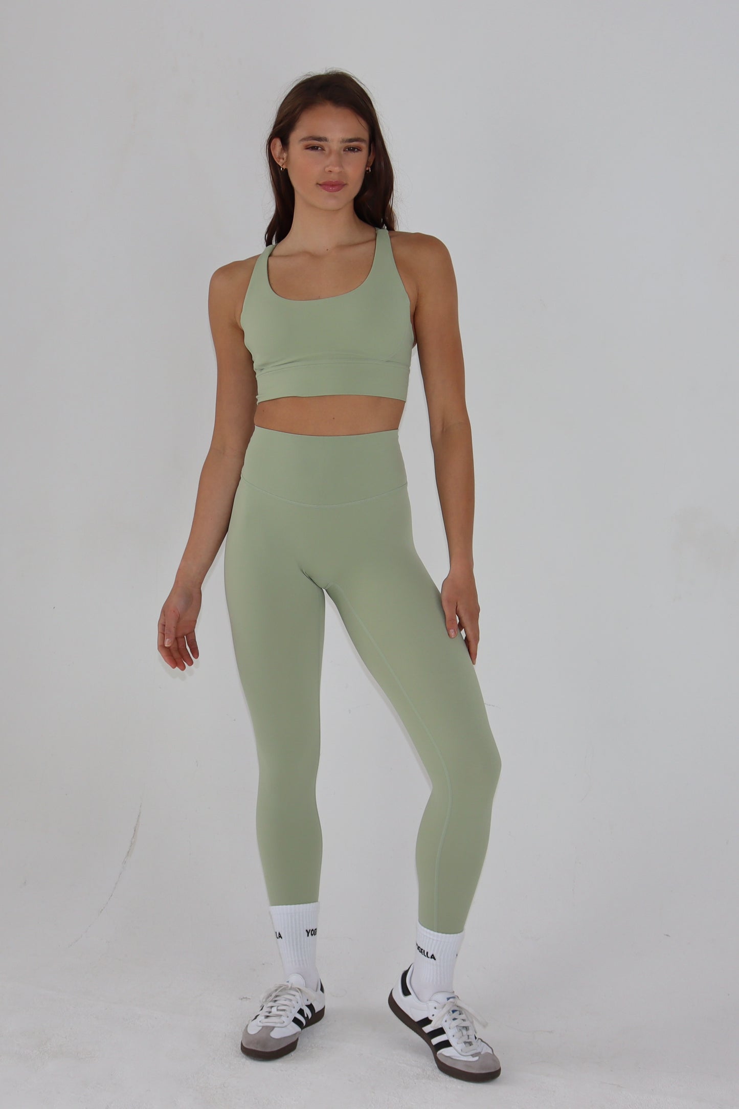 Freedom Crossback Sports Bra - Pistachio