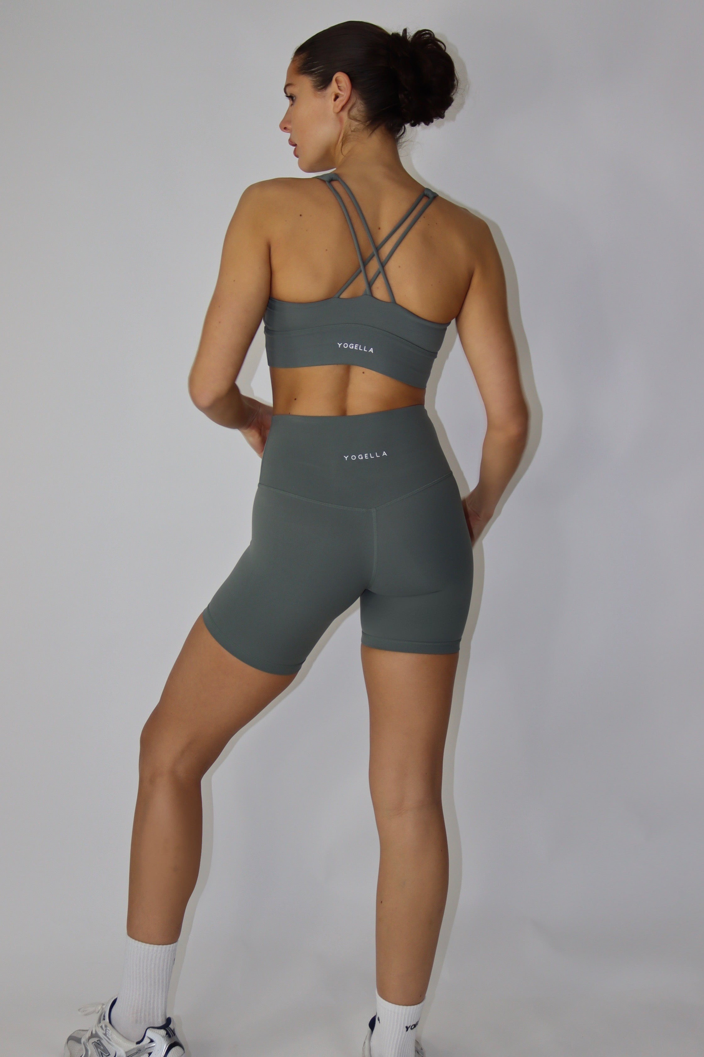 Freedom Crop Shorts - Mineral Green