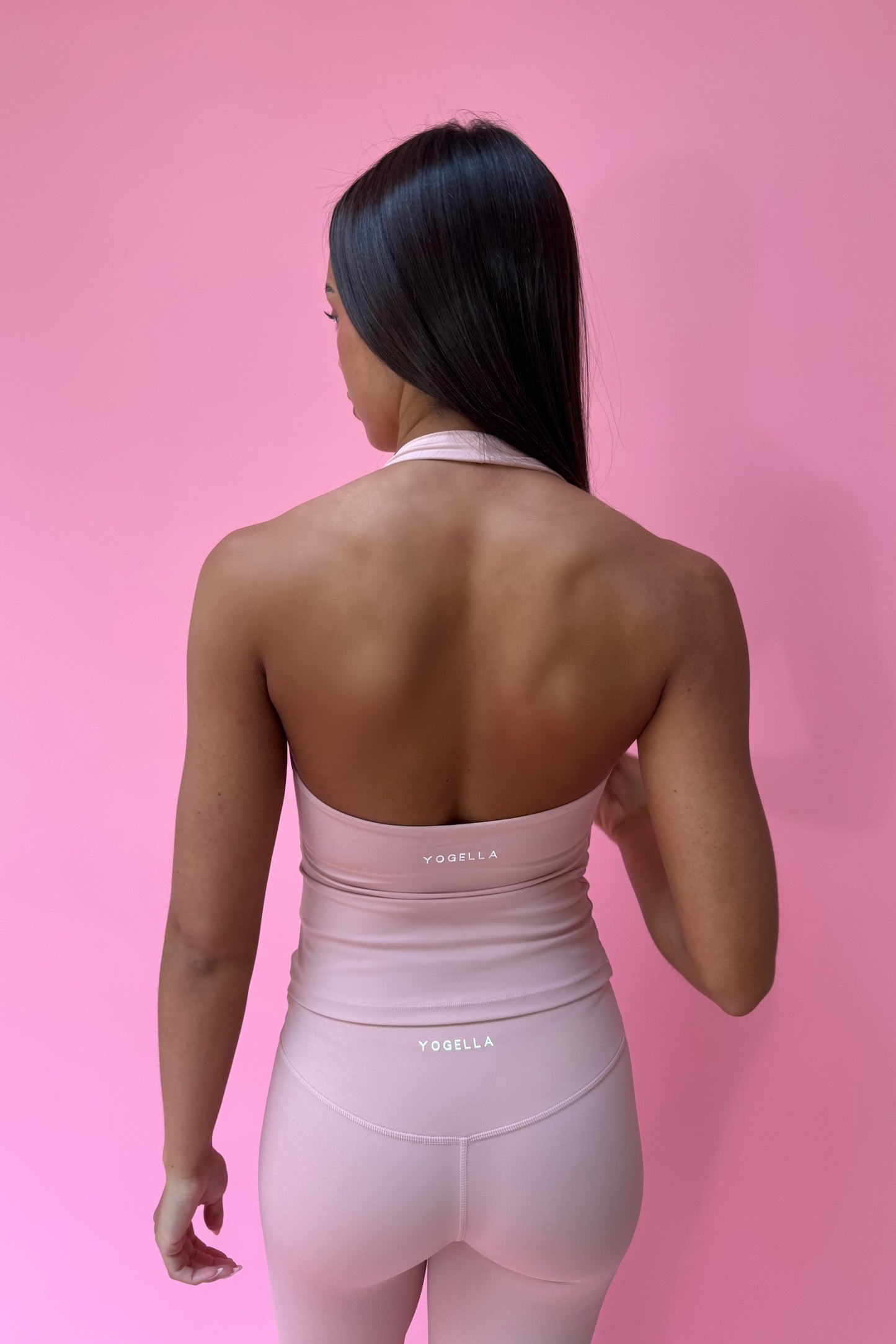 Wrap Halter Top - Ballet Pink