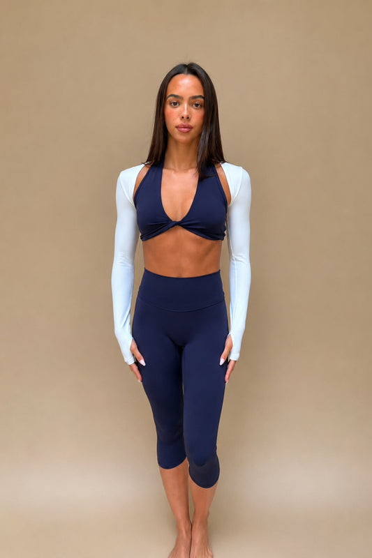 Freedom Capri Leggings - Dark Navy