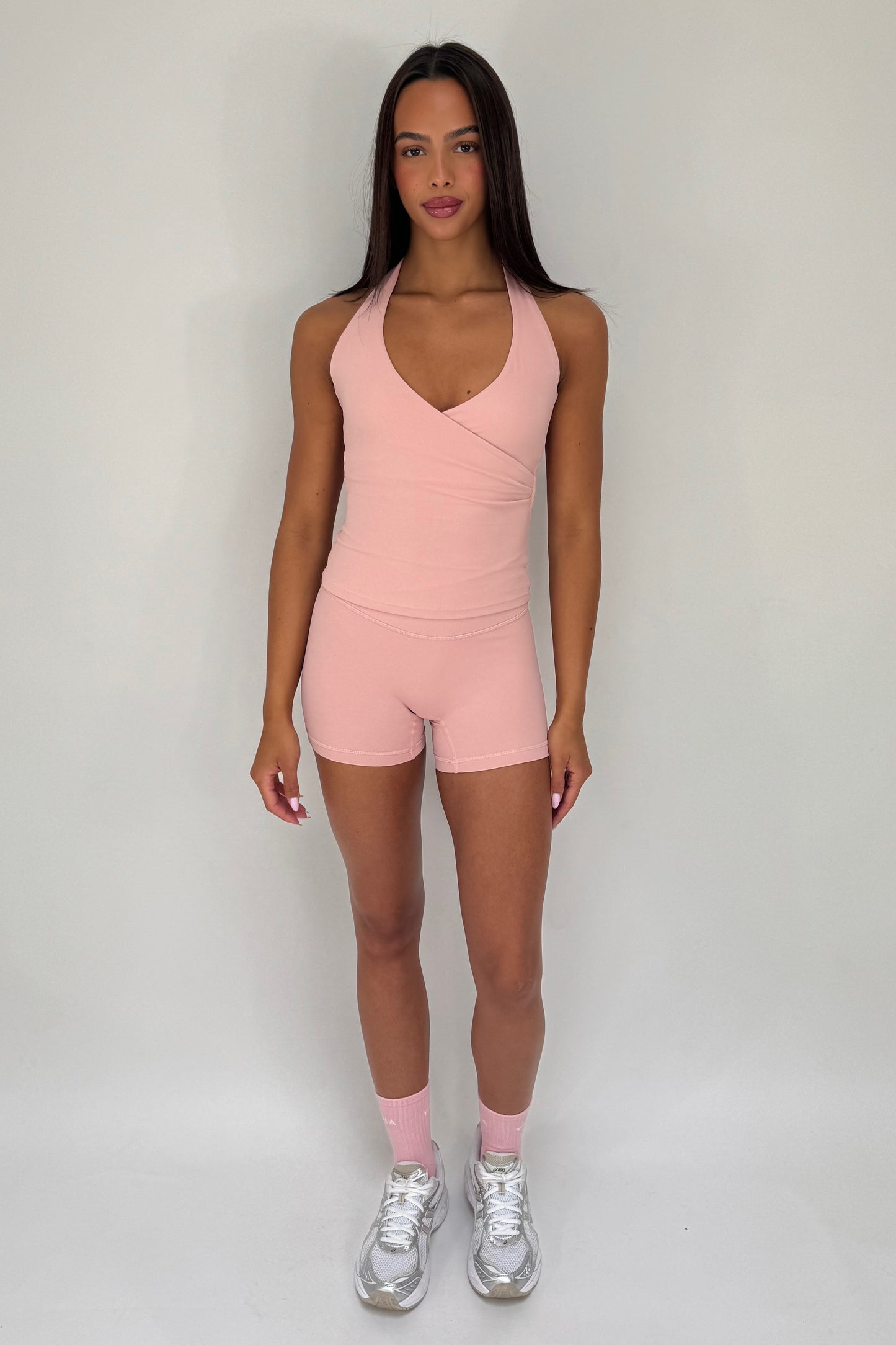 Wrap Halter Top - Ballet Pink
