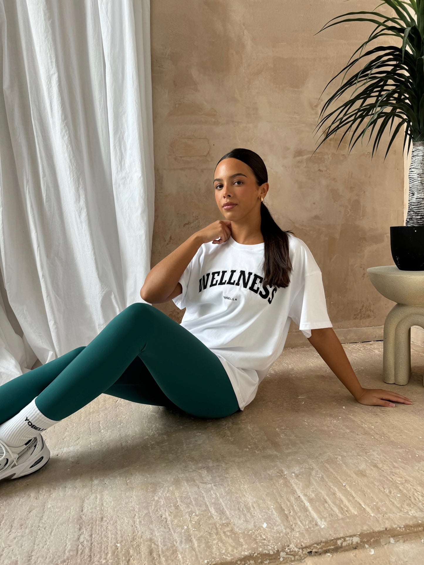 Oversized Wellness T Shirt - white