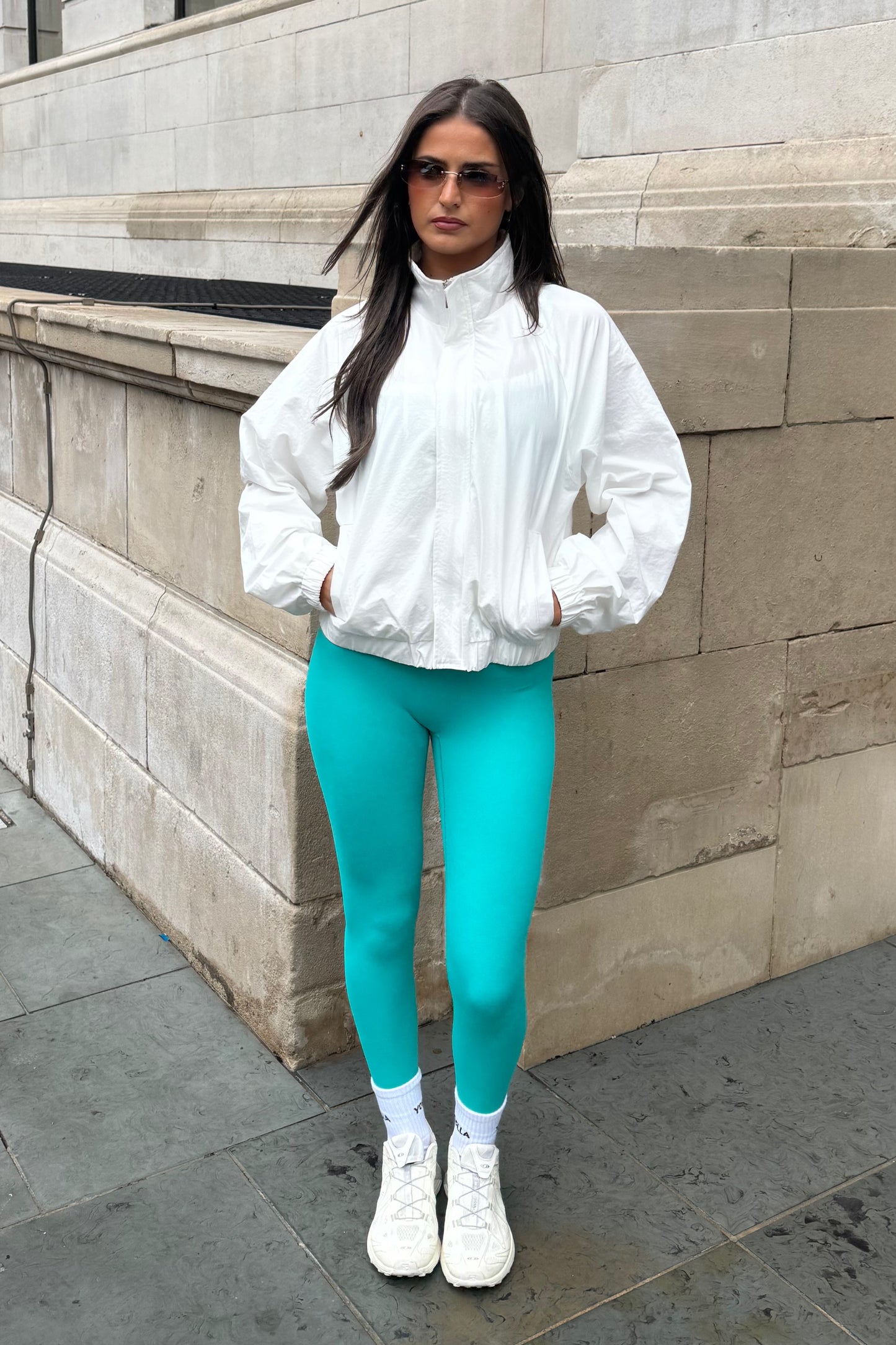 Funnel Track Jacket - Warm White