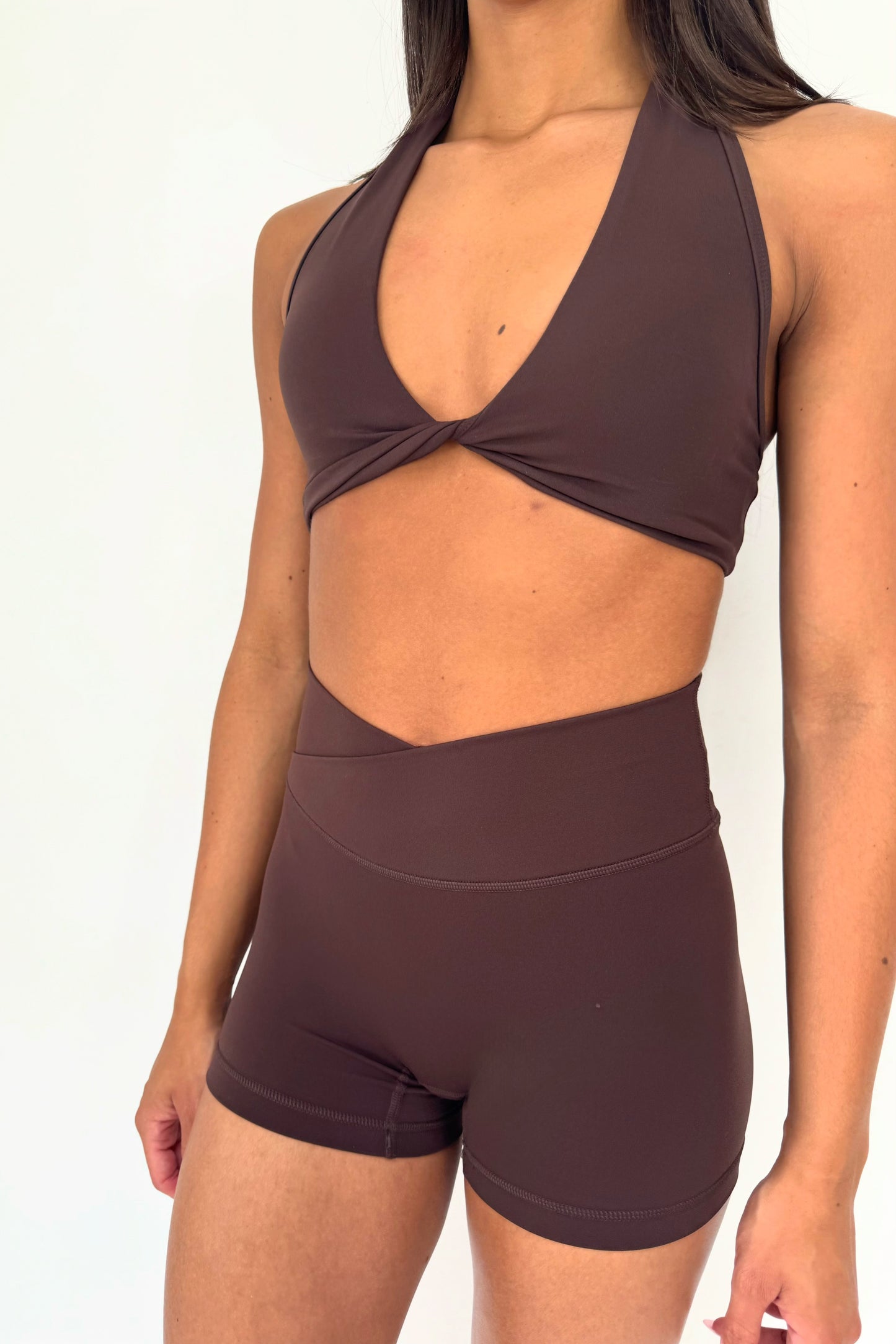 Freedom Wrap Shorts - Cocoa Bean
