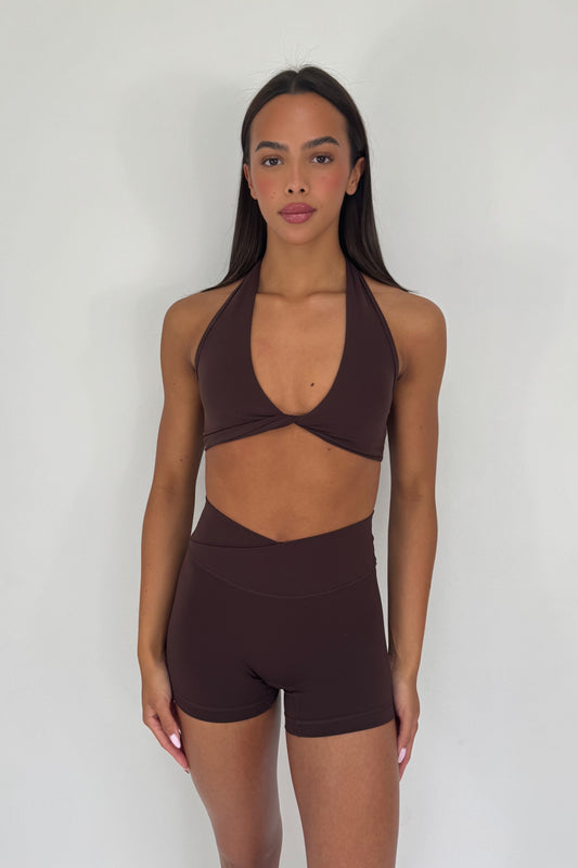 Freedom Wrap Shorts - Cocoa Bean