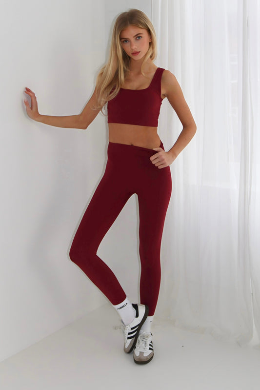 Freedom Leggings - Burgundy