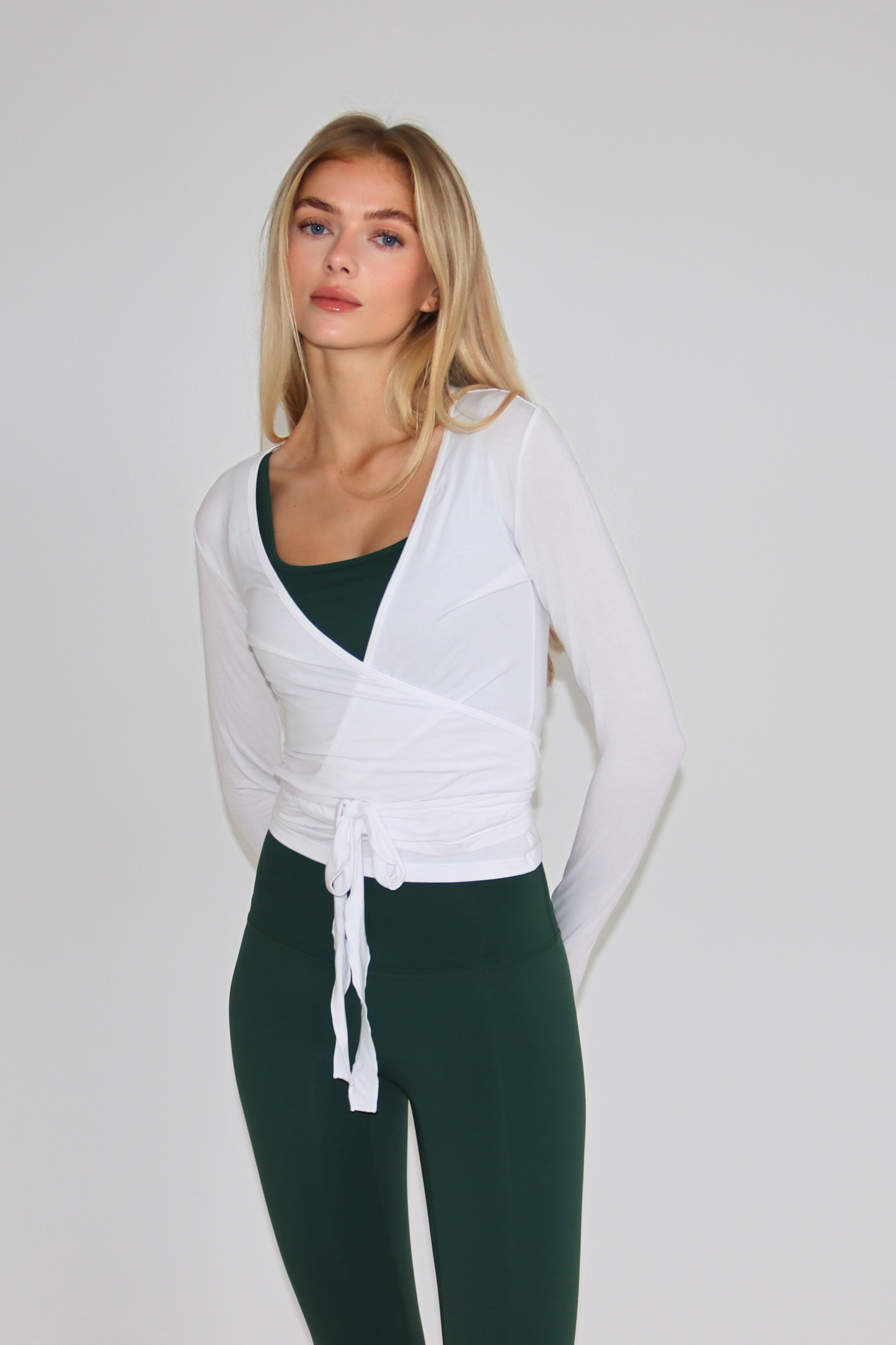 Wrap Over Blouse - White