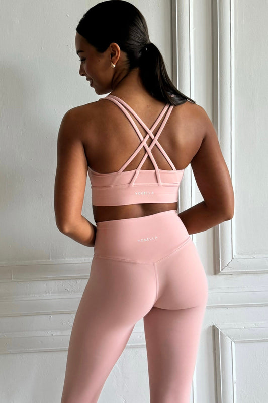 Freedom Crossback Sports Bra - Ballet Pink