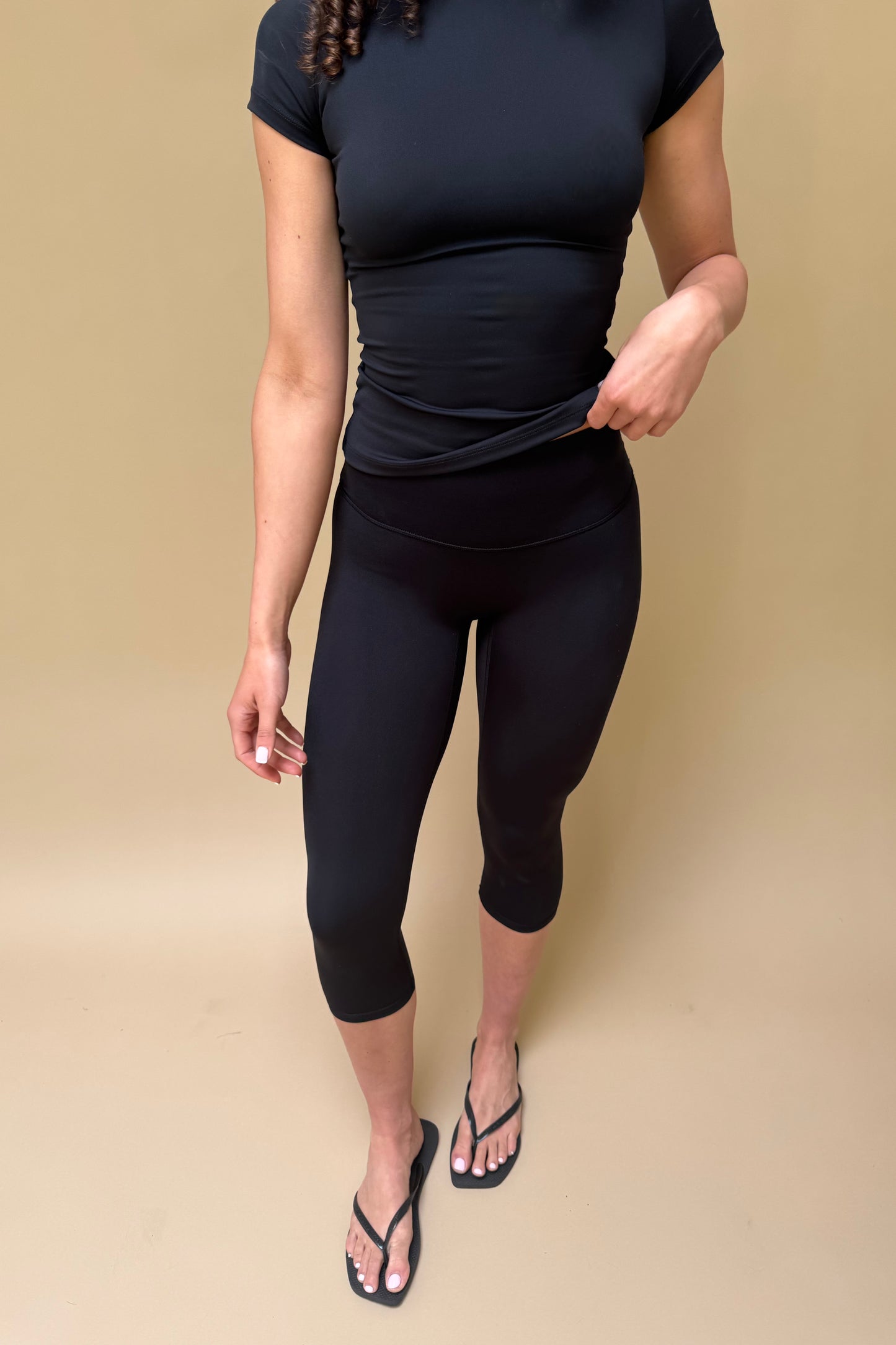 Freedom Capri Leggings - Black
